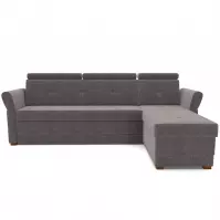 Narożnik z funkcją spania Harris Fantasy Velvet 315 prawostronny