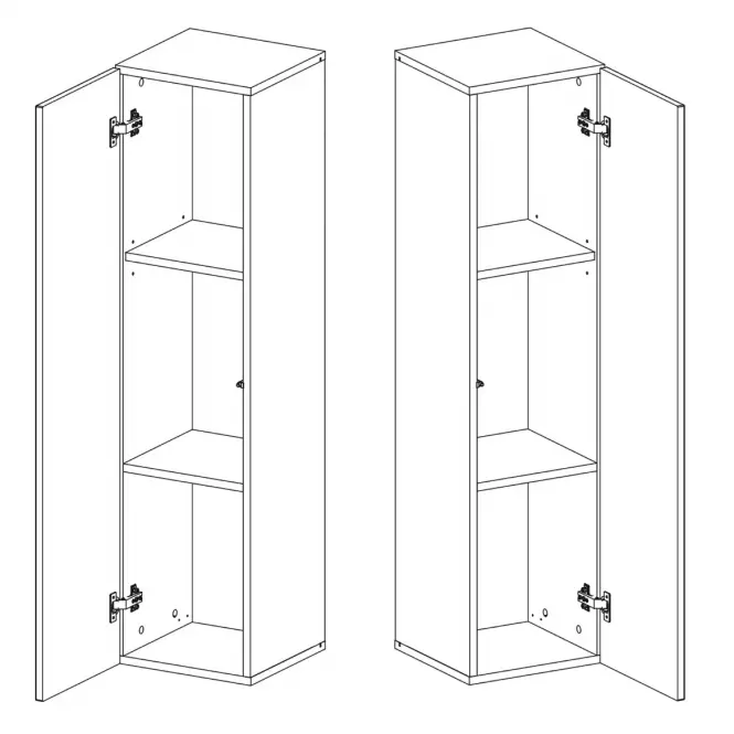 Szafka Wisząca Switch SW2 Grafit,3