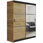 Szafa Retro 3l Lustro 138 Craft Złoty