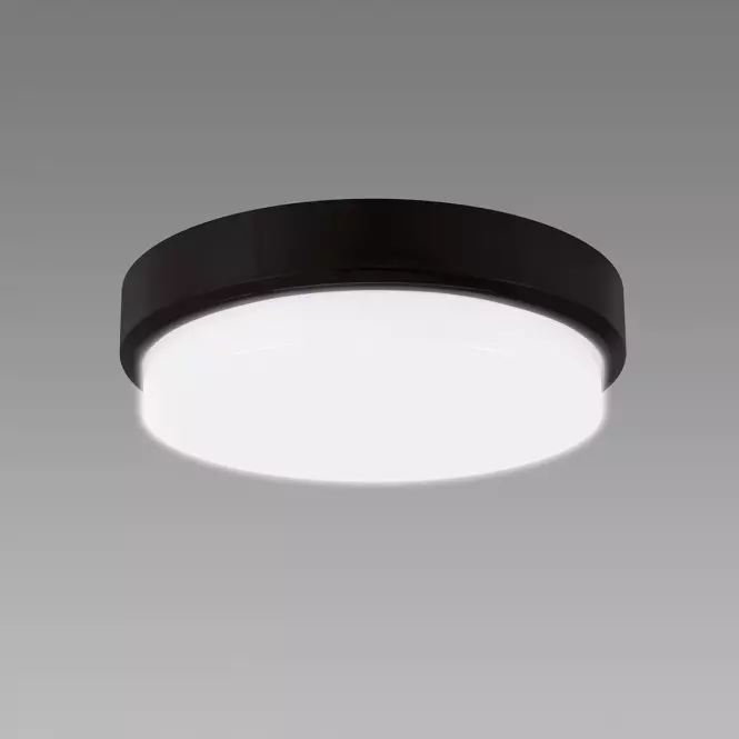 Plafon Aron LED C 12W Black 4000K 03800 PL1