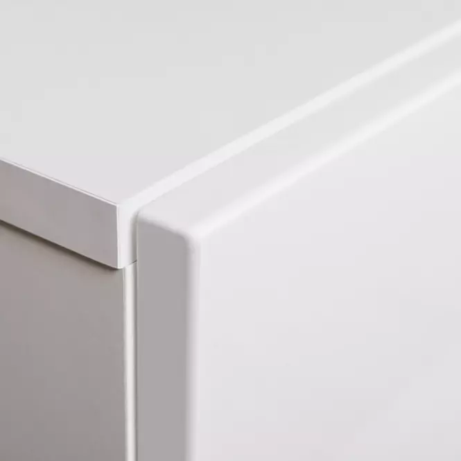 Meblościanka Switch Szkło+LED XI Grafit/Biały,10