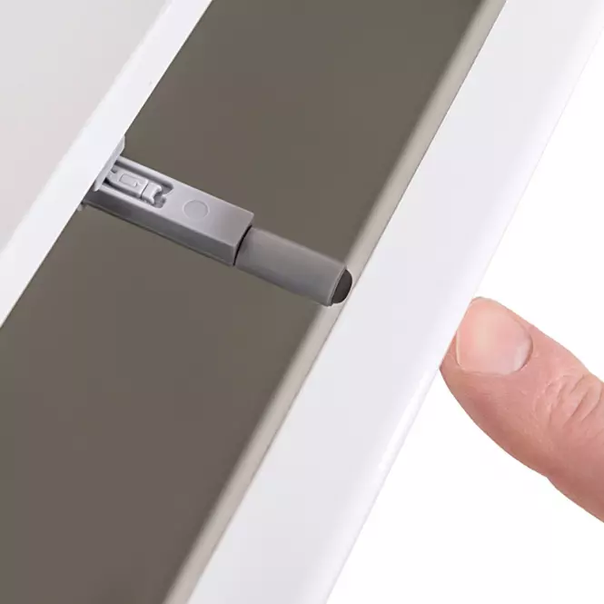 Meblościanka Switch Szkło+LED XI Grafit/Biały,5