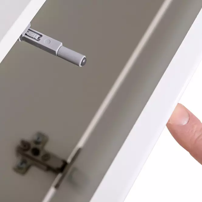 Meblościanka Switch Szkło+LED XI Grafit/Biały,6