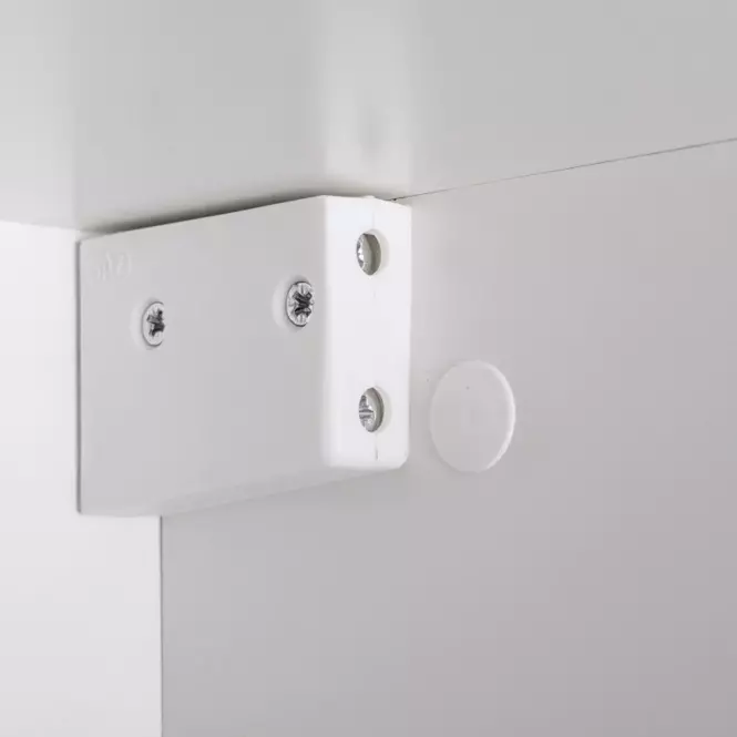 Meblościanka Switch Szkło+LED XI Grafit/Biały,9