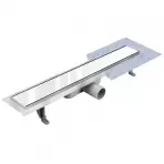 Odwodnienie Liniowe Inox Białe Szkło 500