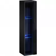 Szafka Wisząca Switch WW2 Czarny +LED