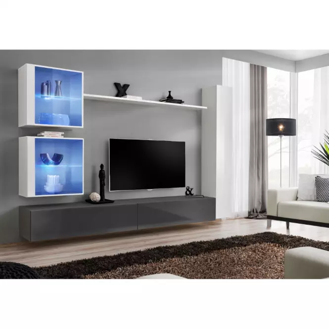 Szafka Wisząca Switch WW3 Biały +LED