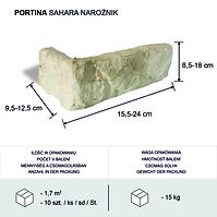Kamień Betonowy Portina Sahara Narożnik