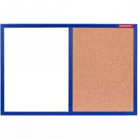 Tablica duo korkowa i suchościeralno-magnetyczna 60x40c