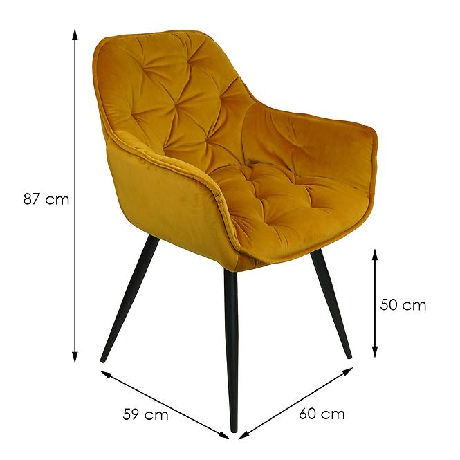 Krzesło Vitos Złoty