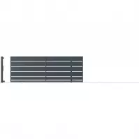 Brama przesuwna bez przeciwwagi OPAL prawa 152x400 ZN RAL7024 MDS W10244