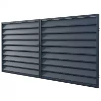 Brama MISTRAL z zamkiem 150x400 RAL7016 W10206