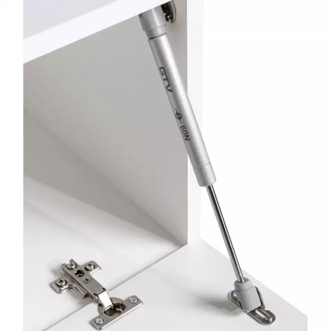 Komoda+Półka Switch Sb II Biały/Czarny/Biały,8