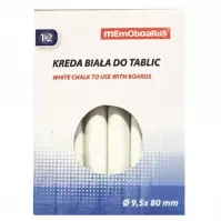 Kreda biała do tablic Memoboards 12-szt. w kartoniku f 9.5x80mm