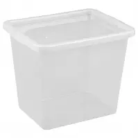 Pojemnik z pokrywą Basic 40l