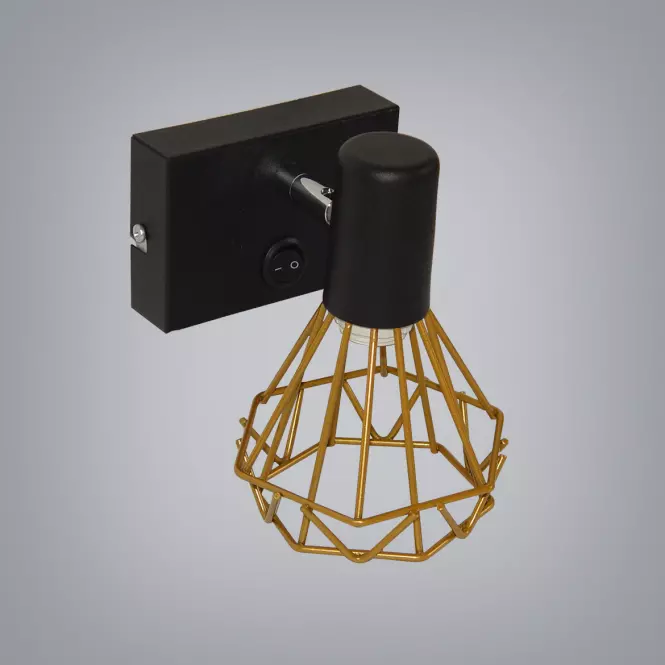 Lampa Mini Szach 2745KZ/Z-A-1 czarno/złoty LS1