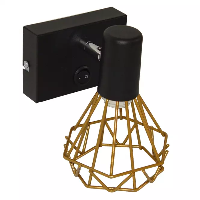 Lampa Mini Szach 2745KZ/Z-A-1 czarno/złoty LS1