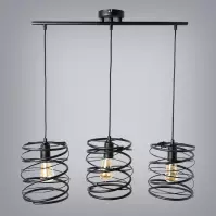 Lampa Spring 2786/Z-B-3 czarna LW3