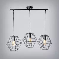 Lampa Pentagon 2782/Z-B-3 czarna LW3