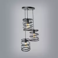 Lampa Spring 2787/Z-B-3 czarna LW3