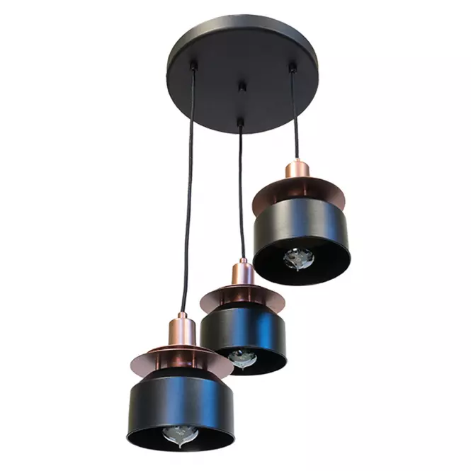 Lampa Andromeda 2687 czarna PL3,2