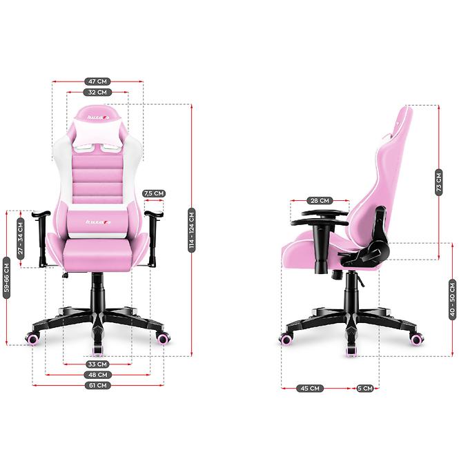 Krzesło Gamingowe Ranger 6.0 Różowe