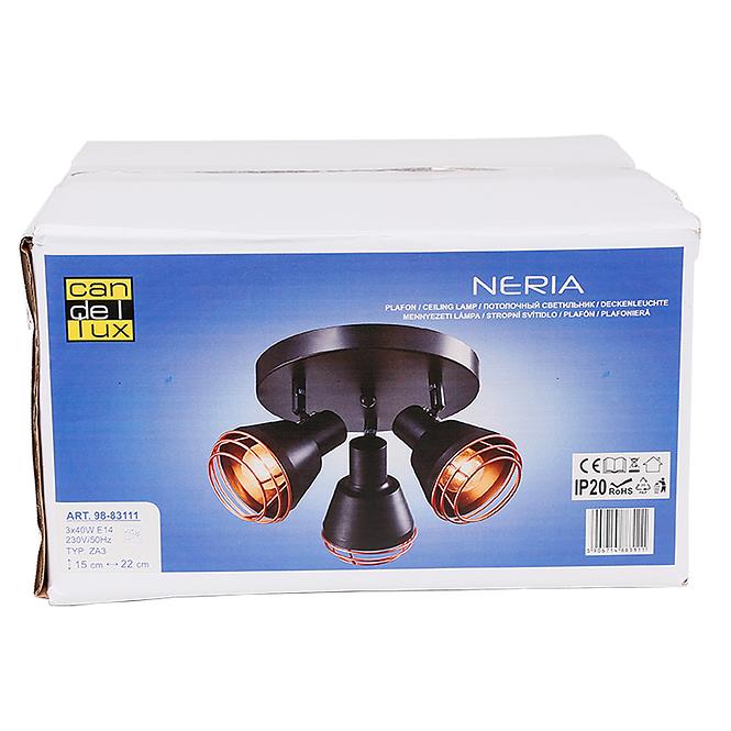 Lampa Neria Czarny 3x40W EL4 PL3
