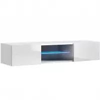 Szafka RTV Fly 33 Biały + LED