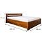 Łóżko drewniane Lulea Plus180x200 Olcha,2