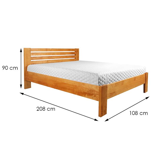 Łóżko drewniane Bergen 100x200 Olcha