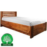 Łóżko drewniane Bergen Plus  90x200 Olcha