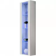 Witryna Fly 41+Szkło Biały +LED Witryna Fly 41+Szkło Biały +LED