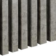 Lamele ścienne 3D Loft Beton 30x38x2750mm