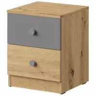 Szafka Nocna Nero 09 Szary Mat