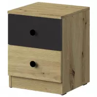 Szafka Nocna Nero 09 Czarny Mat