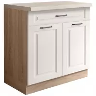 Szafka Kuchenna Smart 6D Sonoma/Biały Mat Szafka Kuchenna Smart 6D Sonoma/Biały Mat