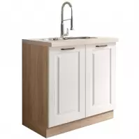 Szafka Kuchenna Smart 12D Sonoma/Biały Mat Szafka Kuchenna Smart 12D Sonoma/Biały Mat