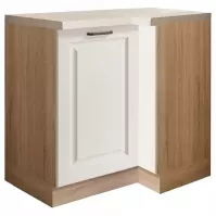 Szafka Kuchenna Smart 15D Lewa Sonoma/Biały Mat Szafka Kuchenna Smart 15D Lewa Sonoma/Biały Mat
