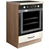Szafka Kuchenna Smart 17D Sonoma/Biały Mat Szafka Kuchenna Smart 17D Sonoma/Biały Mat