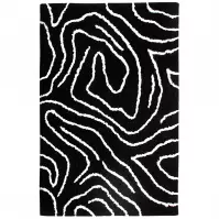 Dywan Shaggy BlackCurves 1,4/1,9 PSR-13557 czarny