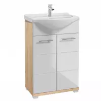 Szafka Bari podumywalkowa D55 2D0S dąb sonoma