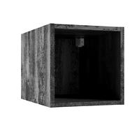Szafka łazienkowa Qubik czarny beton 30x30x44