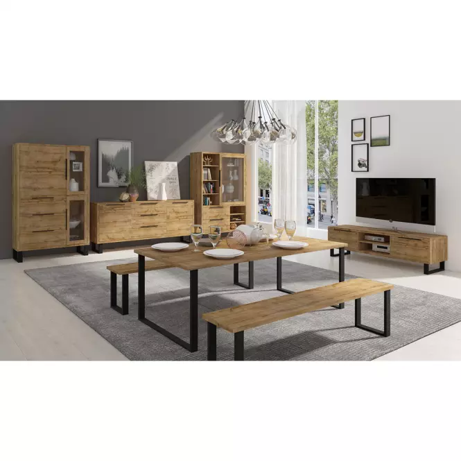 Witryna 1d 2s Halle 13 Dąb Wotan