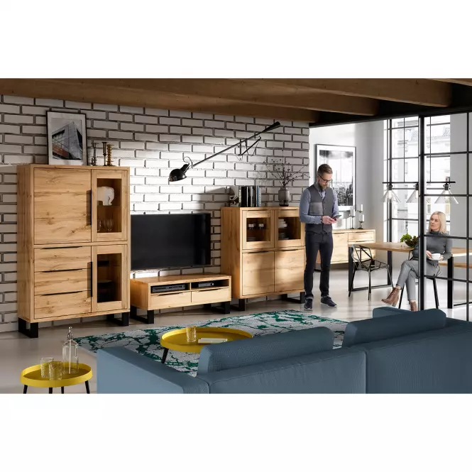 Witryna 1d 2s Halle 13 Dąb Wotan