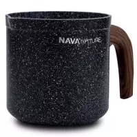 Garnek Do Mleka Alu Granit Nature 11cm