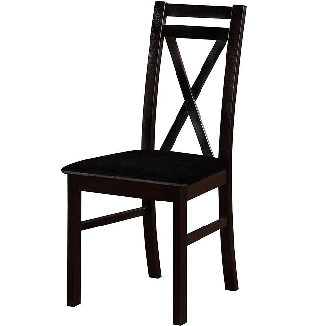 Zestaw stół i krzesła Artemida 1+6 ST45+W114 dąb wotan / czarny