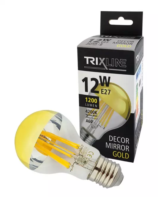 Żarówka FL LED A60 12W E27 4200K Half Amber,3