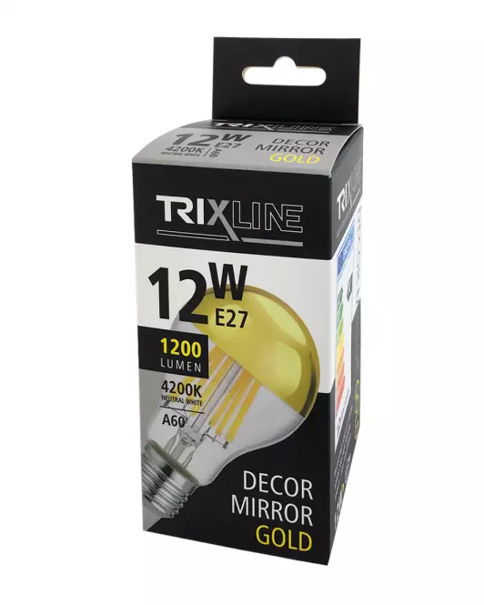 Żarówka FL LED A60 12W E27 4200K Half Amber,4