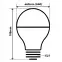 Żarówka FL LED A60 12W E27 4200K Half Amber,5