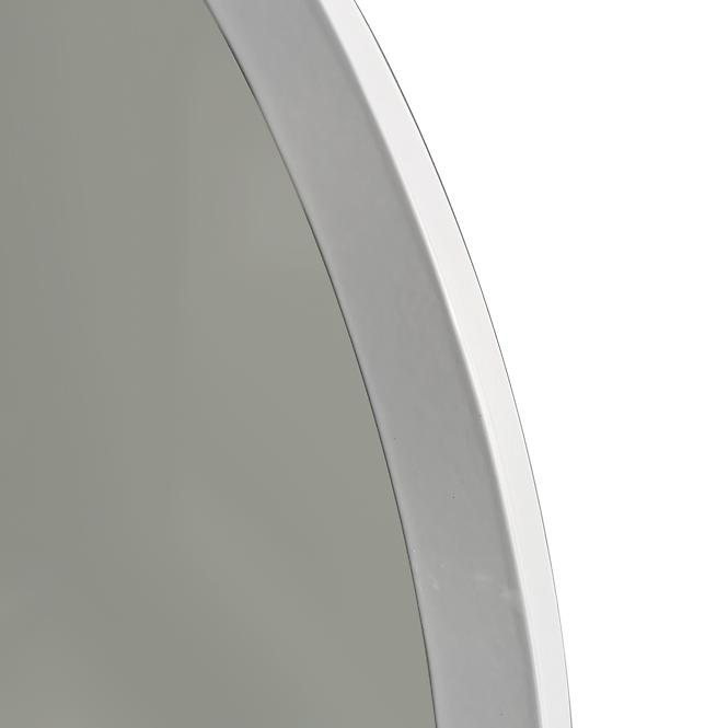 Lustro okrągłe w białej ramie FI50cm